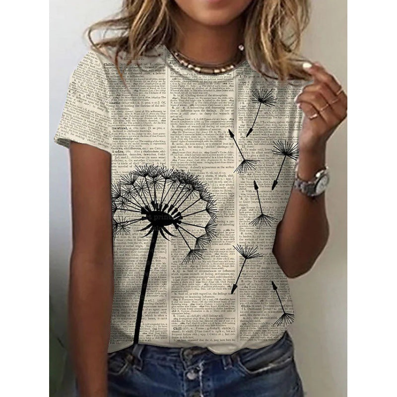 3D Sunflower Women's Flower Print