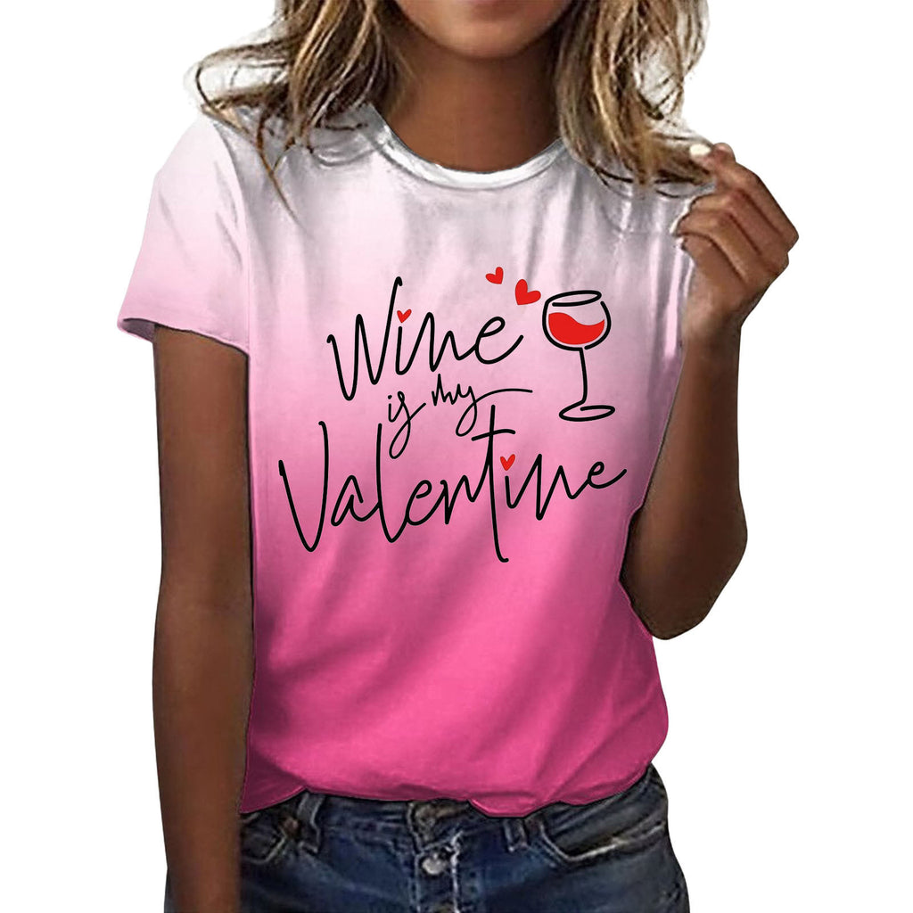 High Quality Imitation Cotton Fashion Printed Short Sleeves