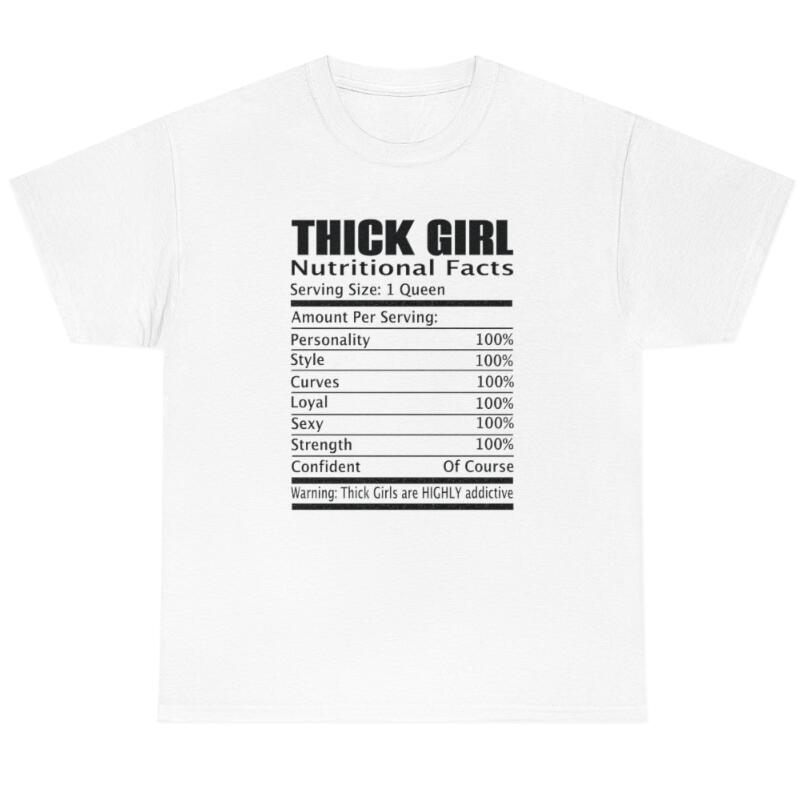 European And American Girls Nutrition Ingredients Printing Casual Round Neck Short Sleeves