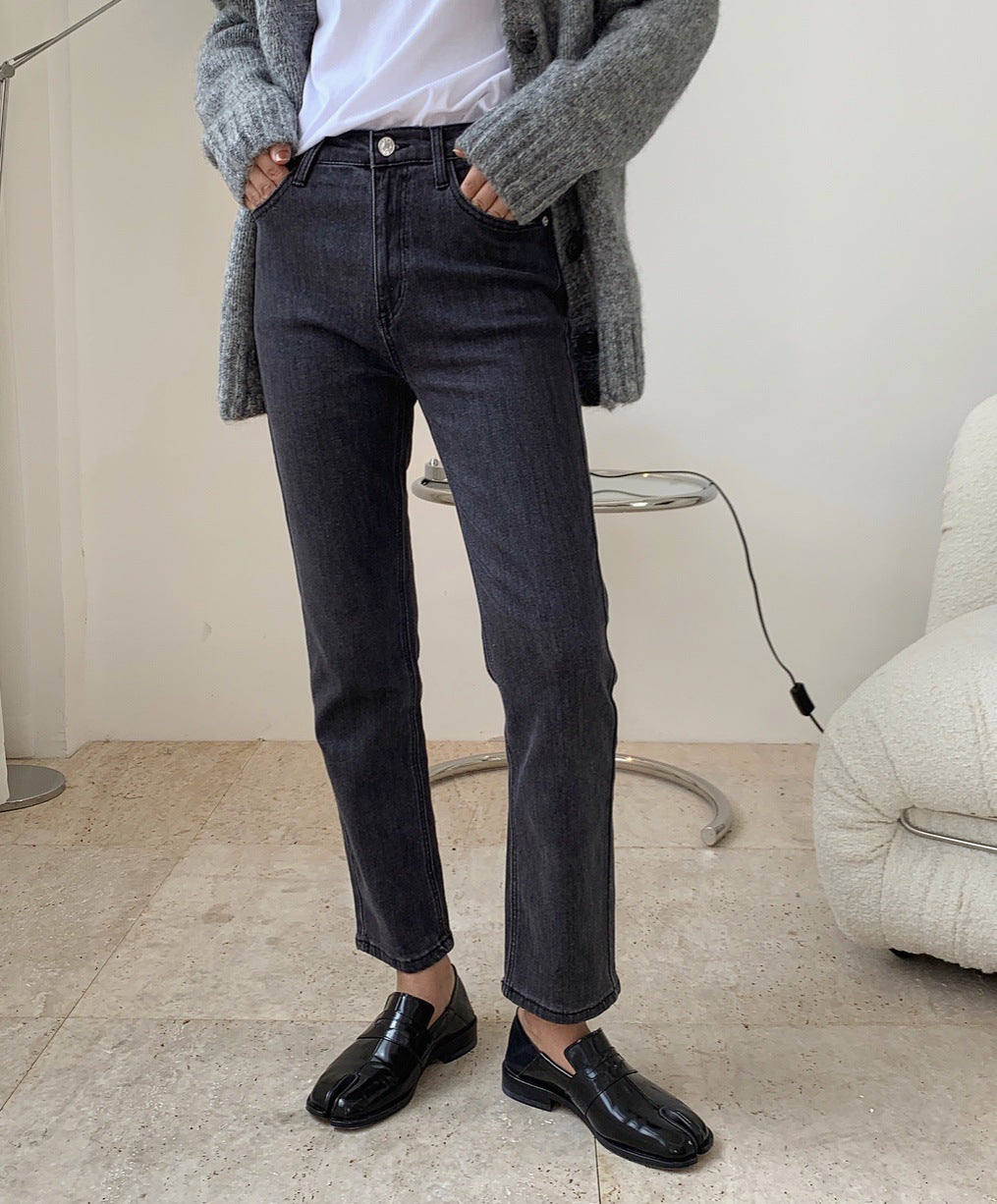 Fashion Straight Ankle-length Pants For Women Fashion Straight Ankle-length Pants For Women