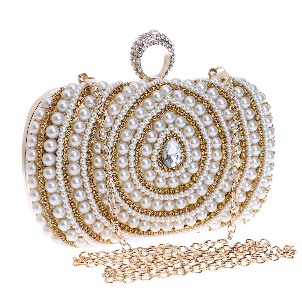 Pearl Clutch Women's European And American Fashion Banquet Clutch