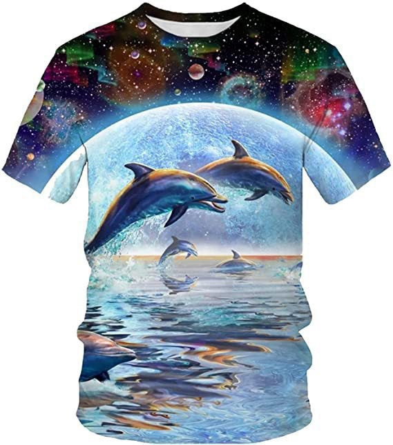 Digital Printed Ocean Short Sleeves