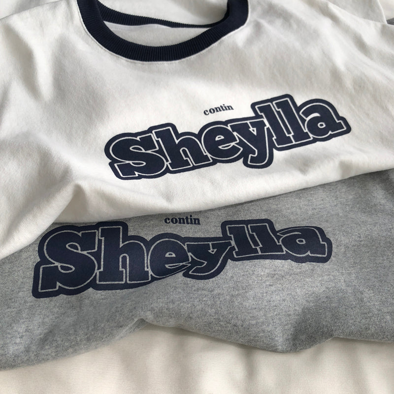 Letter Printed Large Size Loose Fitting T-shirt For Women