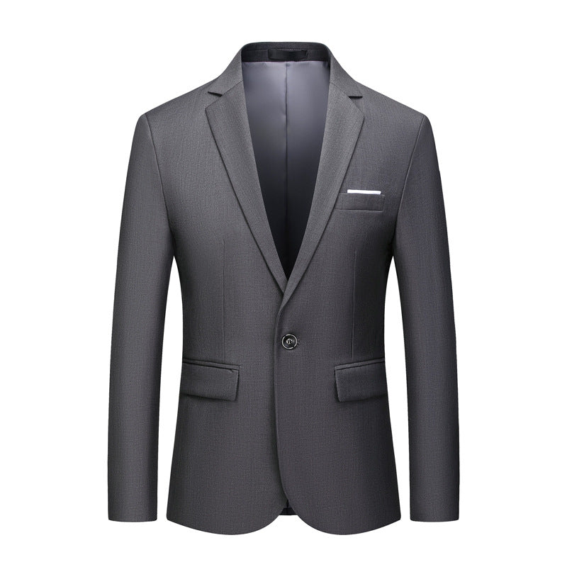 Men's one-button slimming blazer jacket