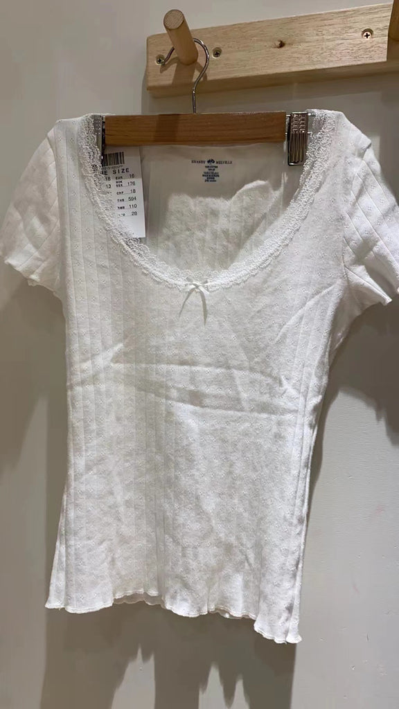Pure Desire Lace Girls Ballerina T-Shirt