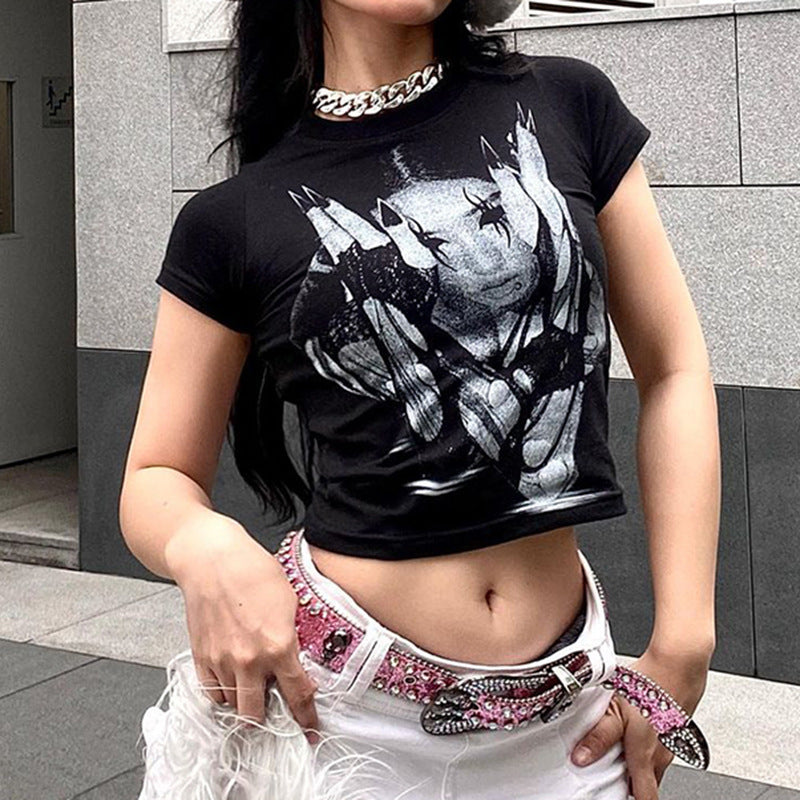 Personalized Avatar Printed Contrast T-shirt