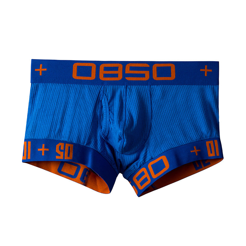 Breathable Boxer Men's Boxer Cotton Mid Waist Shorts