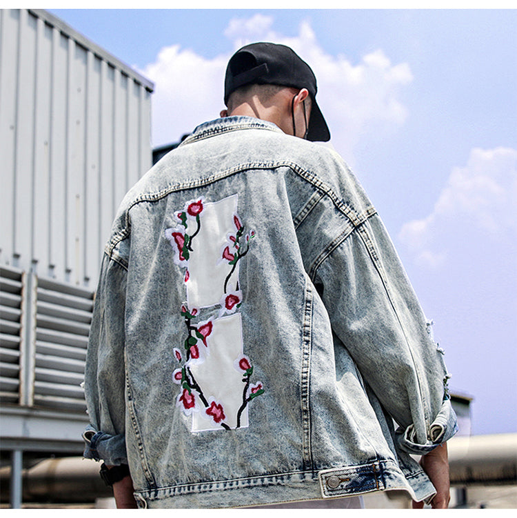 Loose Handsome All-Match Denim Jacket Men