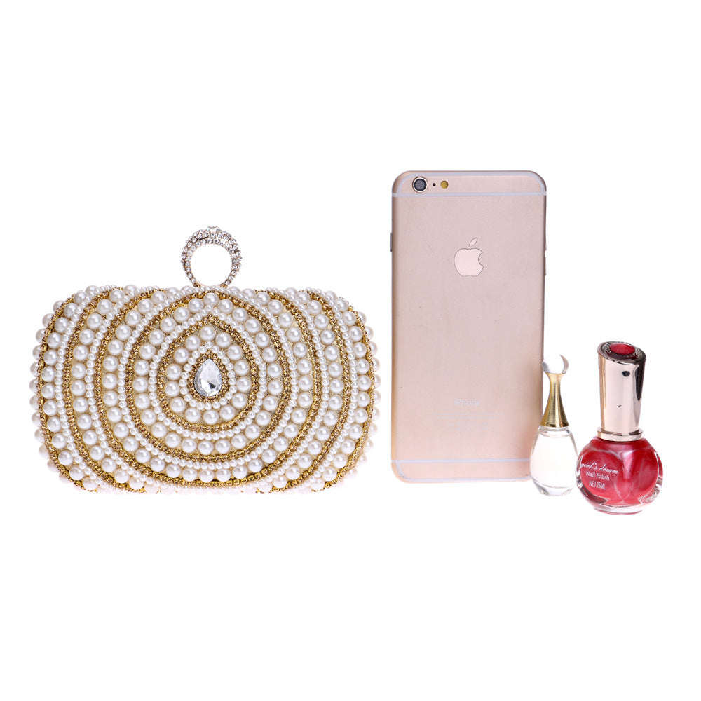 Pearl Clutch Women's European And American Fashion Banquet Clutch