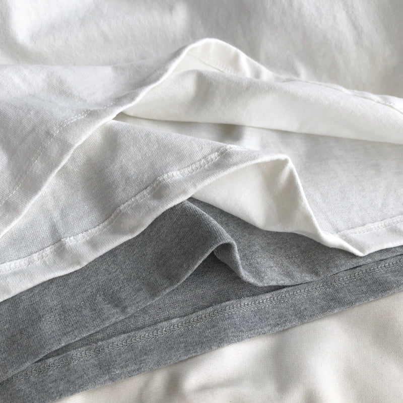 Letter Printed Large Size Loose Fitting T-shirt For Women