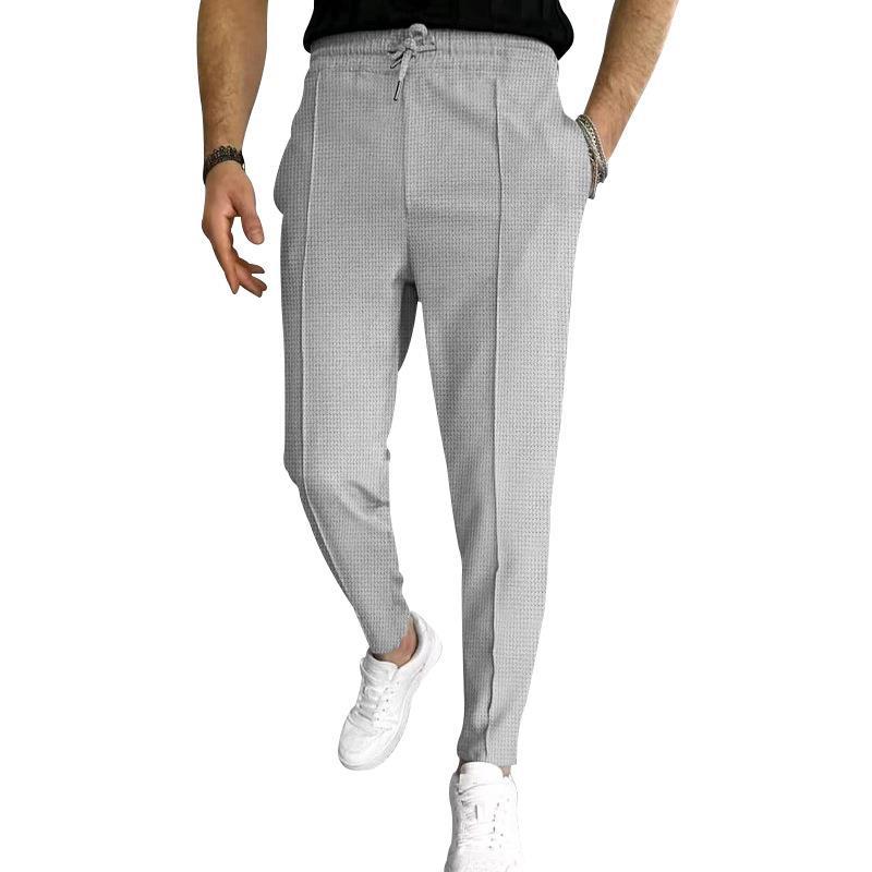 Drawstring Exercise Casual Pants Men Drawstring Exercise Casual Pants Men