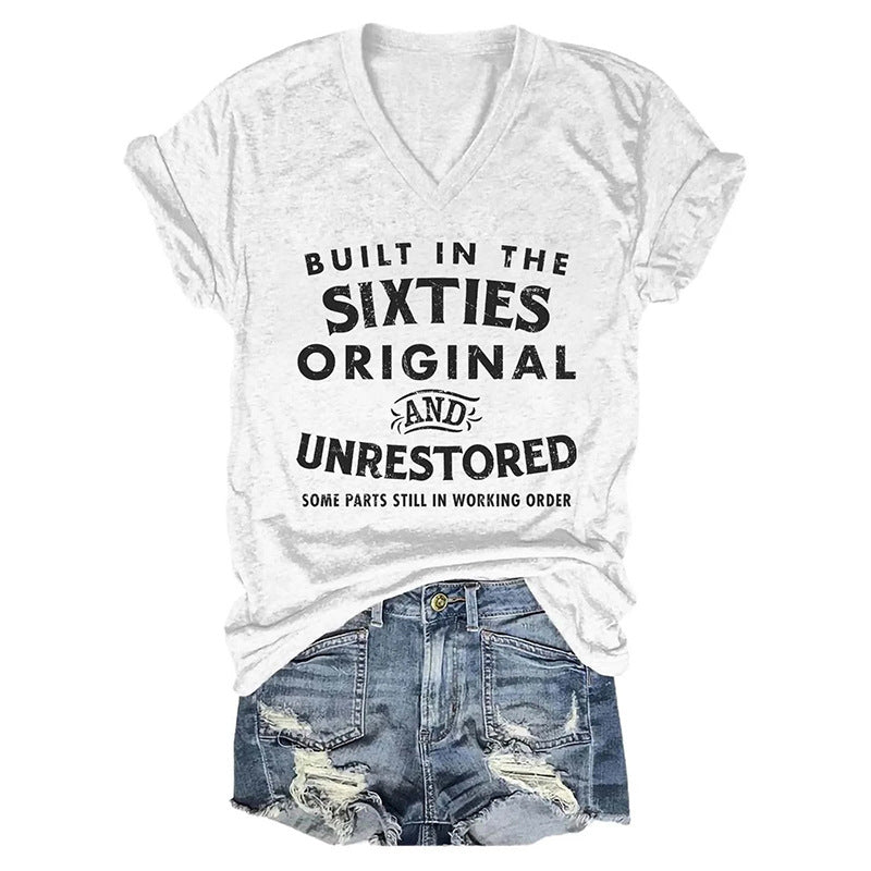 English SIXTIES Printed T-shirt Women's Top