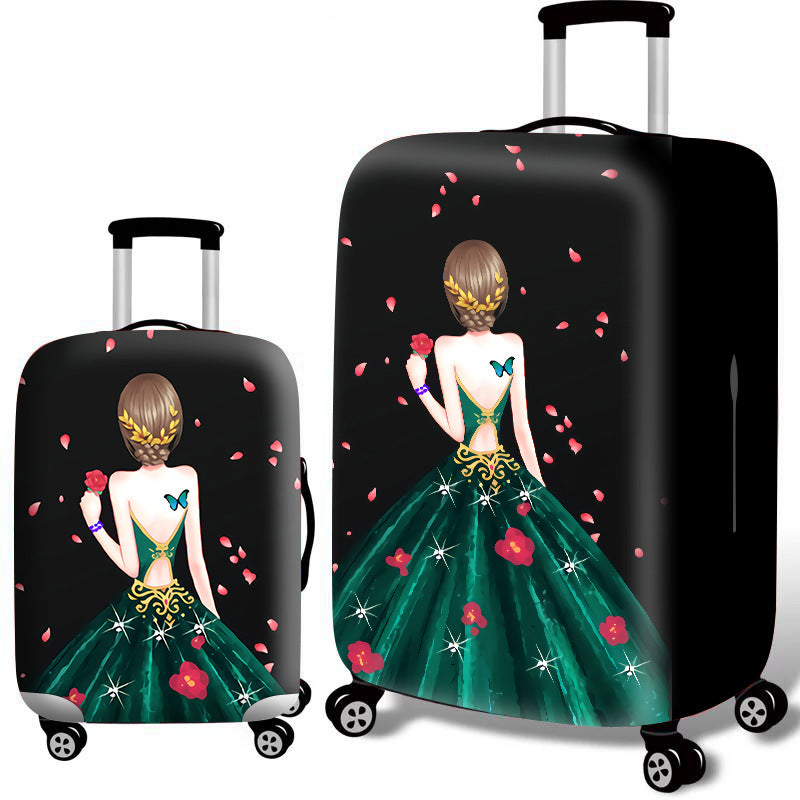 Thickened Elastic Wear-resistant Luggage Protective Cover