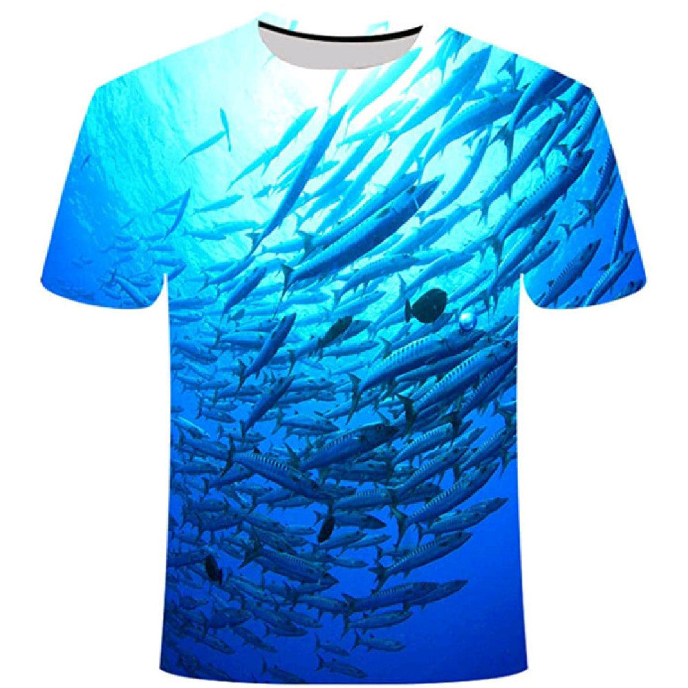 Digital Printed Ocean Short Sleeves