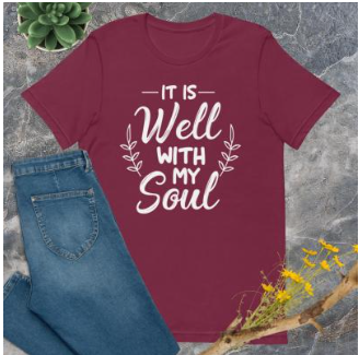 European And American My Soul Digital Printing Casual Round Neck Short Sleeves T-shirt