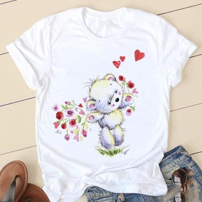 3D Digital Printing Casual Round Neck Short Sleeves T-shirt Men's Support Graphic Customization
