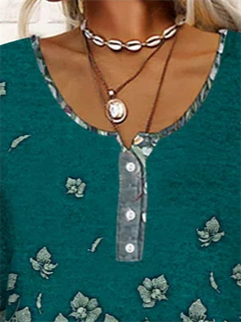 Personalized Flower T-shirt Casual Fashion