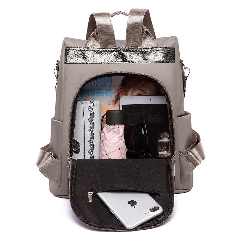 Fashion Stitching Backpack Women
