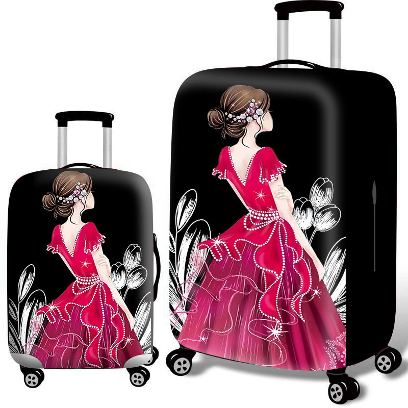 Thickened Elastic Wear-resistant Luggage Protective Cover
