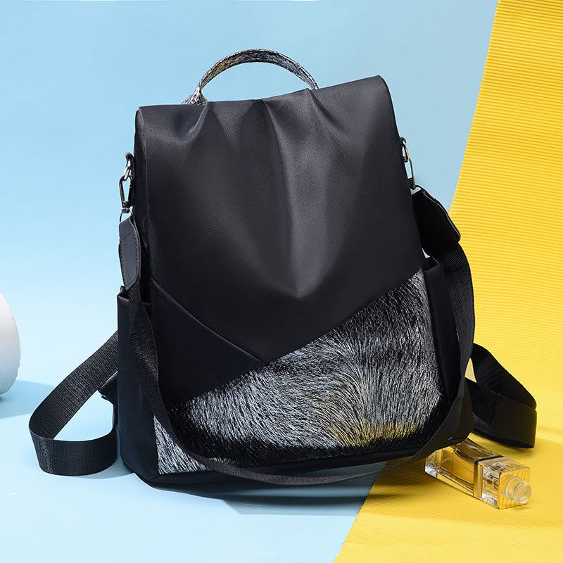 Fashion Stitching Backpack Women