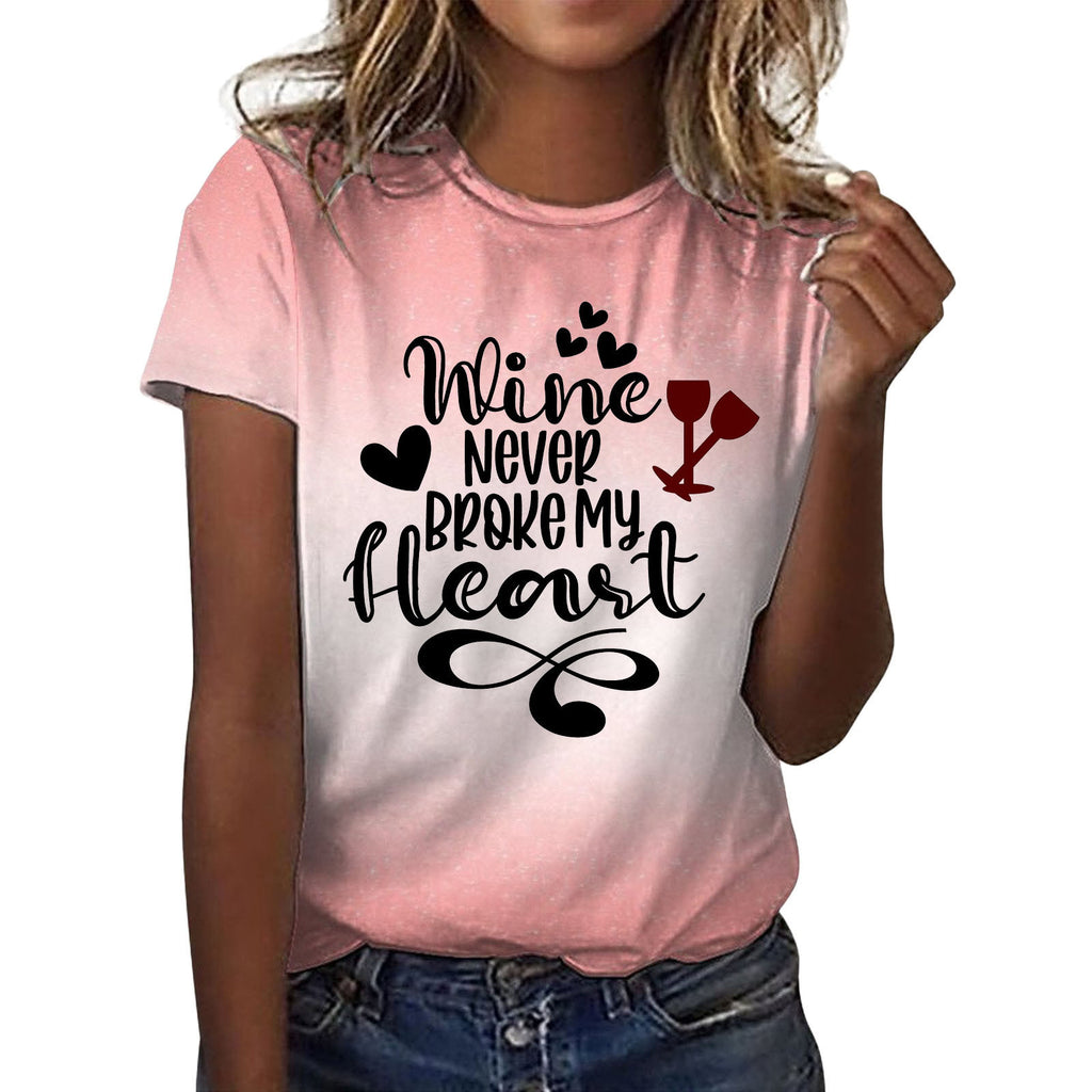 High Quality Imitation Cotton Fashion Printed Short Sleeves