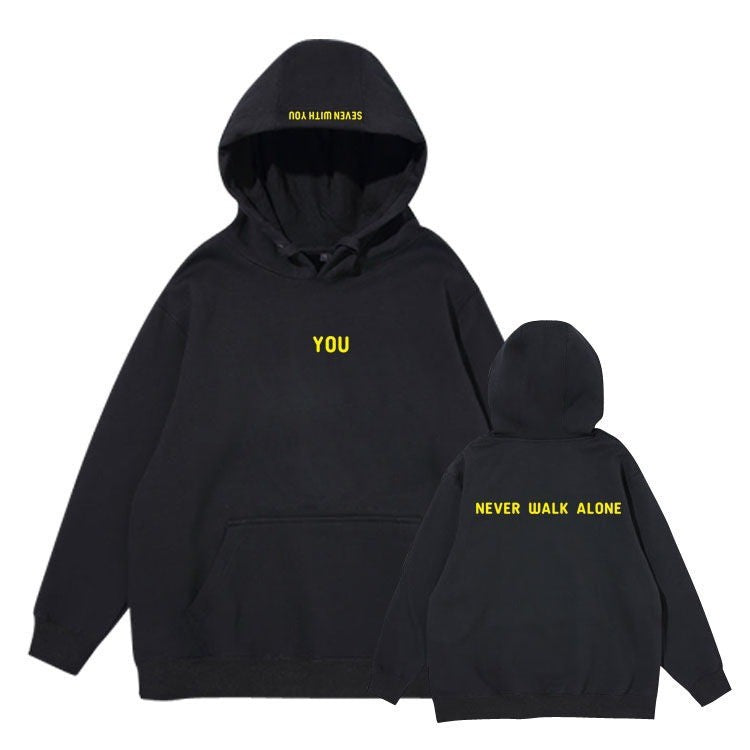Printed Pullover Sweater Hoodie For Men