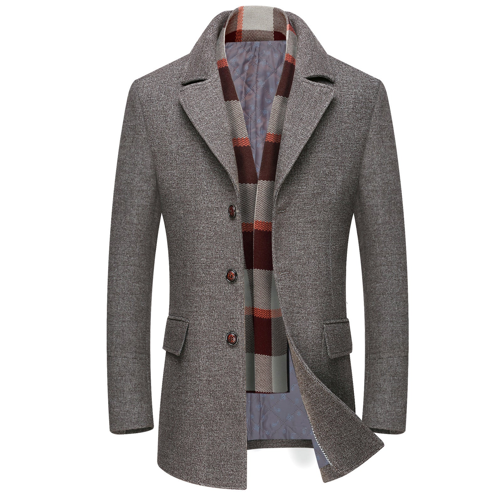 Middle Aged Men Thick Lapel Coat Middle Aged Men Thick Lapel Coat