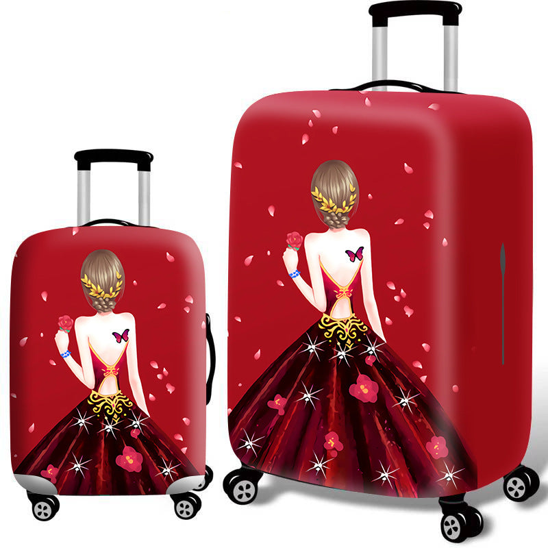Thickened Elastic Wear-resistant Luggage Protective Cover