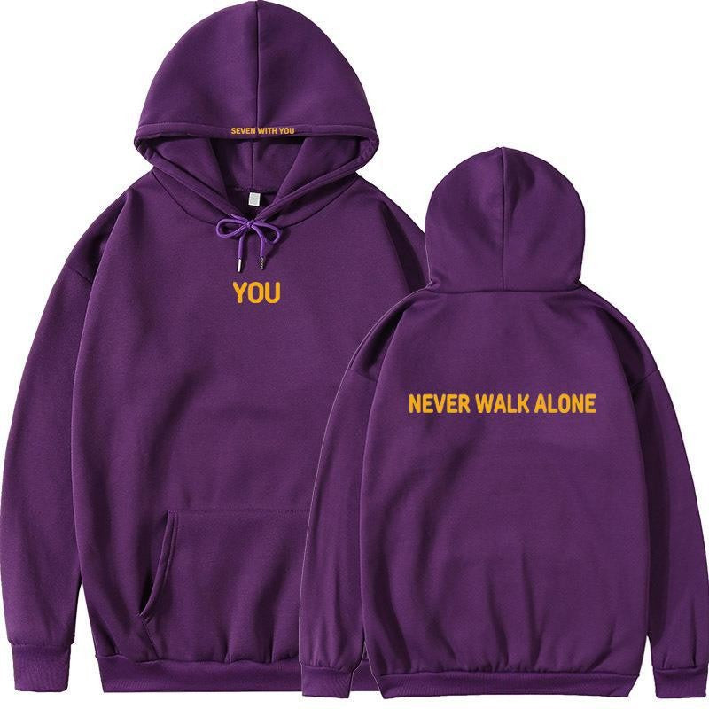 Printed Pullover Sweater Hoodie For Men