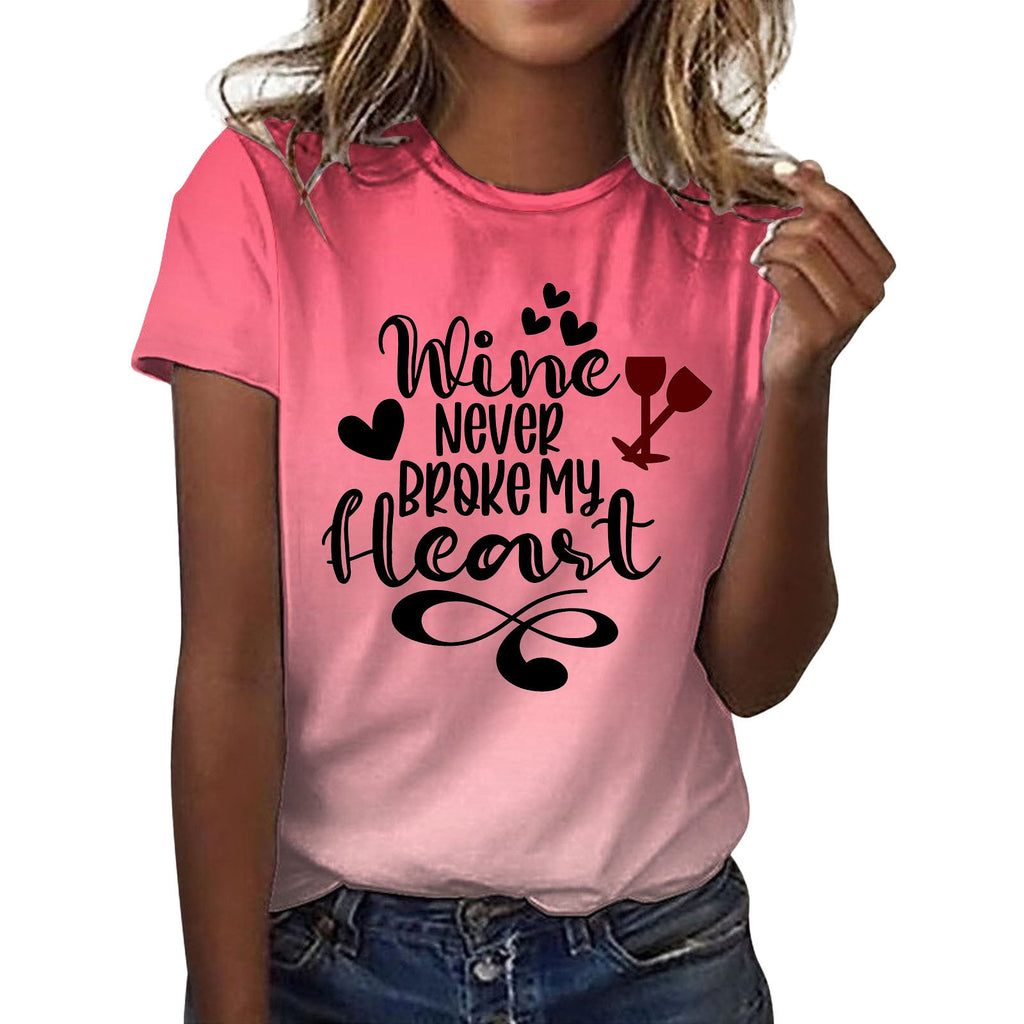 High Quality Imitation Cotton Fashion Printed Short Sleeves