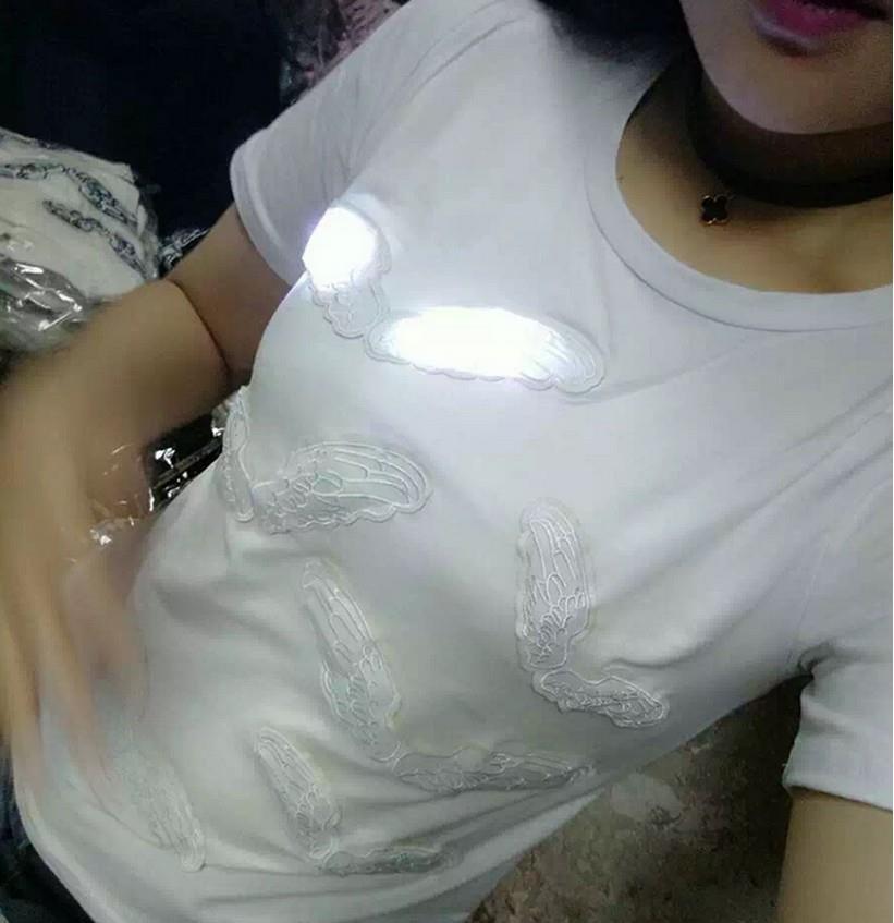 Shining Night Glow Couple Dress Women's Short Sleeve