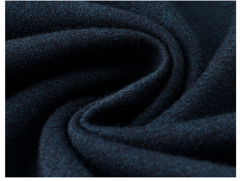 Dark Long-sleeved T-shirt Lapels For Middle-aged Men