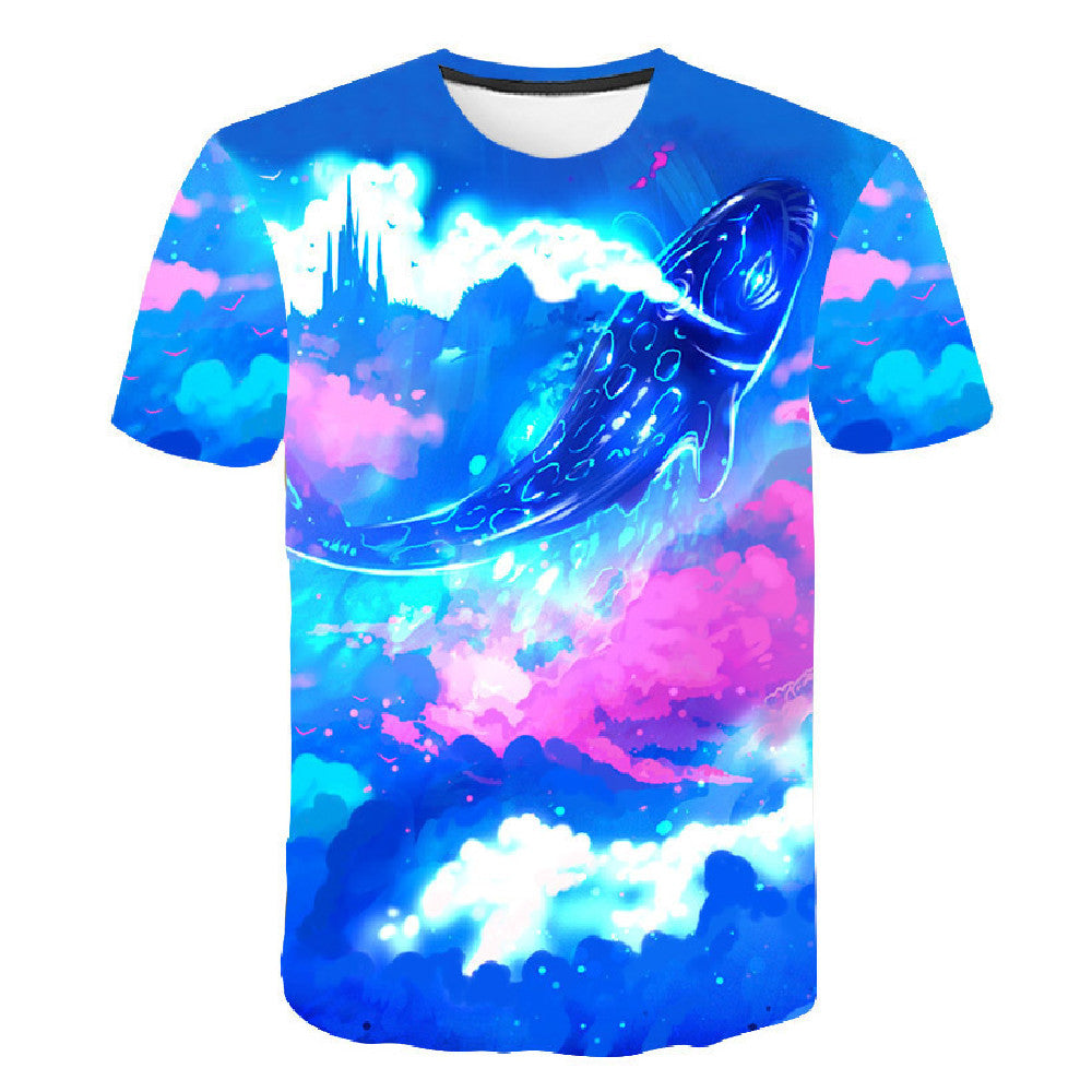 Digital Printed Ocean Short Sleeves