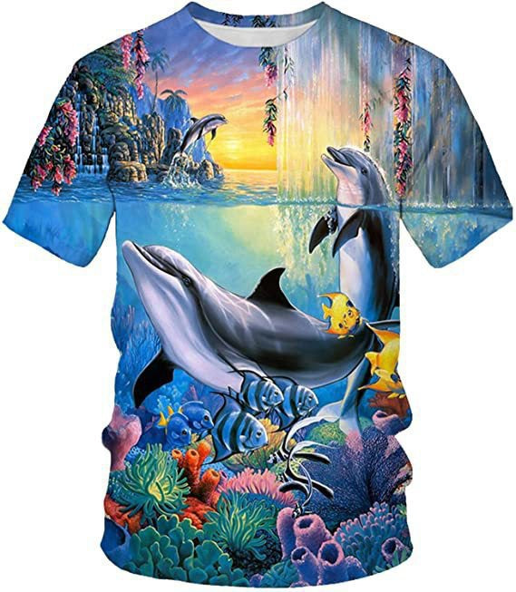 Digital Printed Ocean Short Sleeves
