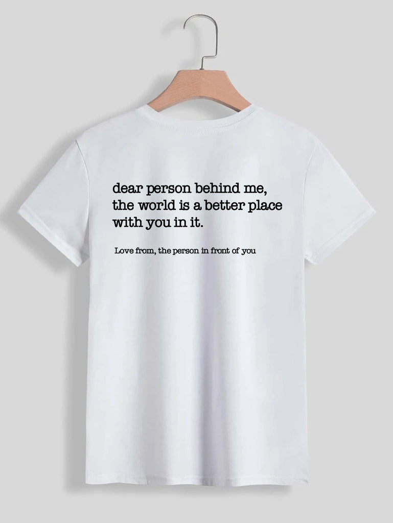Women's Fashion Printed Short Sleeve T-shirt