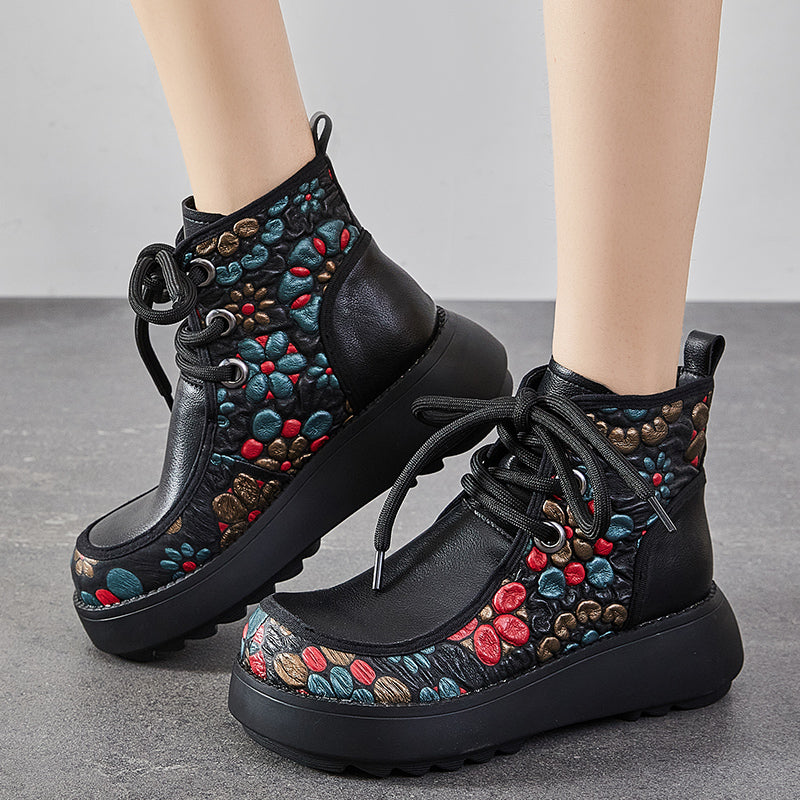 Women's Thick Wedge Heel Martin Boots Women's Thick Wedge Heel Martin Boots
