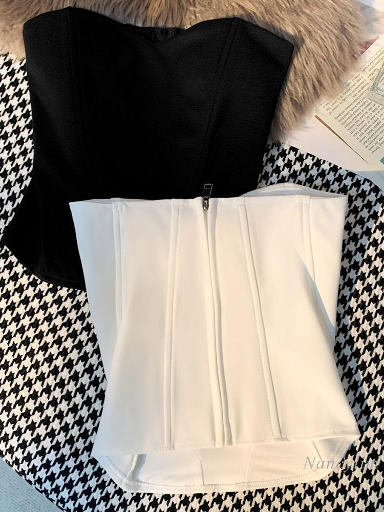 Solid Color European-American Fashion Waistband Small Sling