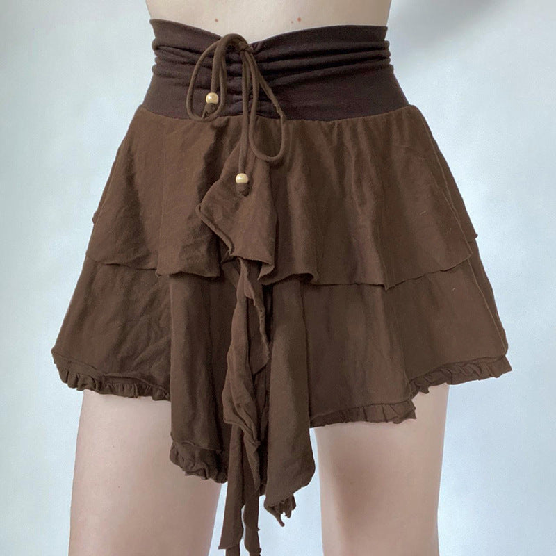 Wandering Style Retro High Waist Skirt