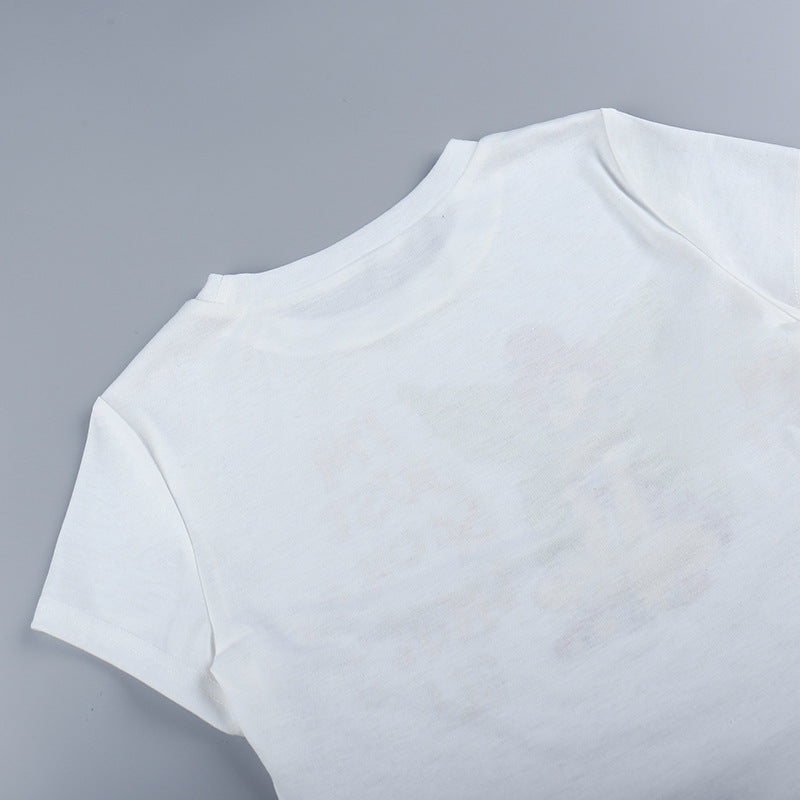 Women's Fashion Spicy Girl Casual Slim Fit Top