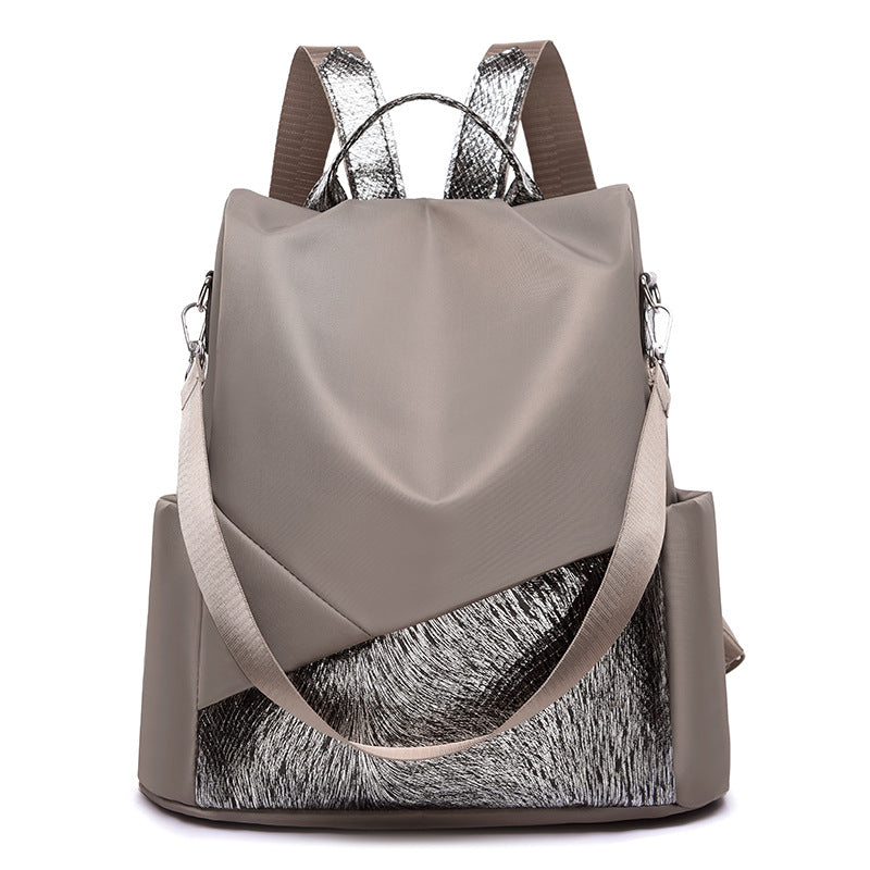 Fashion Stitching Backpack Women