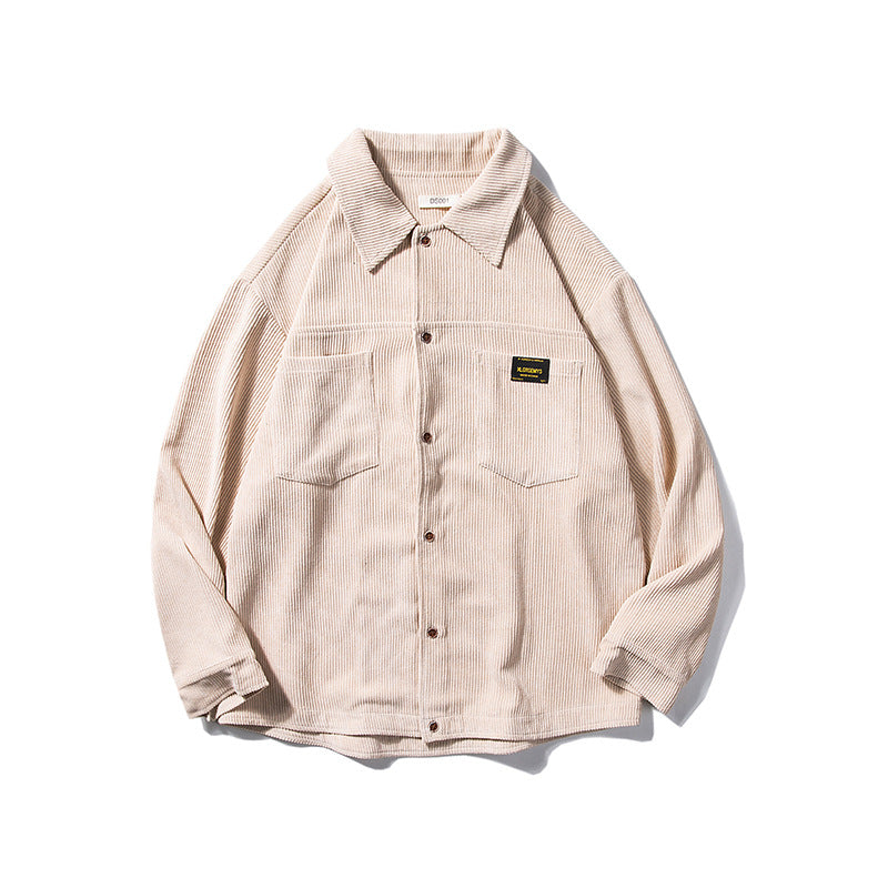 Corduroy Long Sleeve Shirt Men Corduroy Long Sleeve Shirt Men