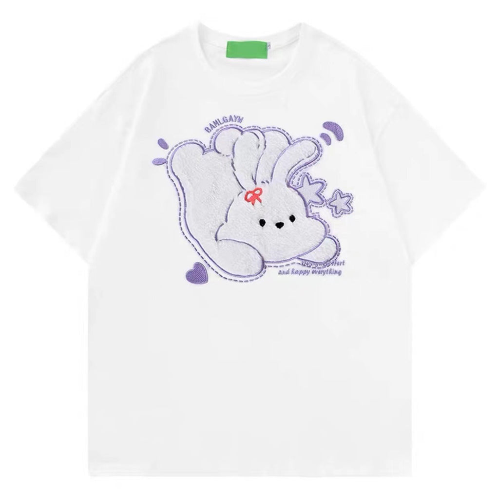 Summer Cute Personality Gentle Design Couple Short Sleeve Top