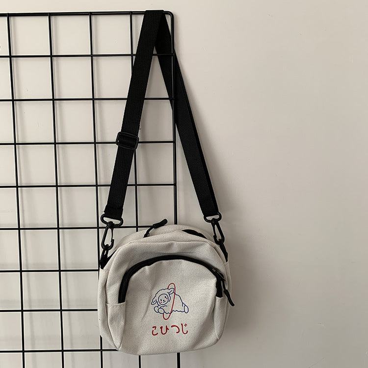 Cute Crossbody Student's Canvas Bag Women