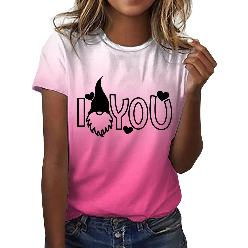 High Quality Imitation Cotton Fashion Printed Short Sleeves