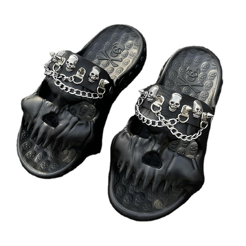 Home Thick-soled Non-slip Skull Slippers Home Thick-soled Non-slip Skull Slippers