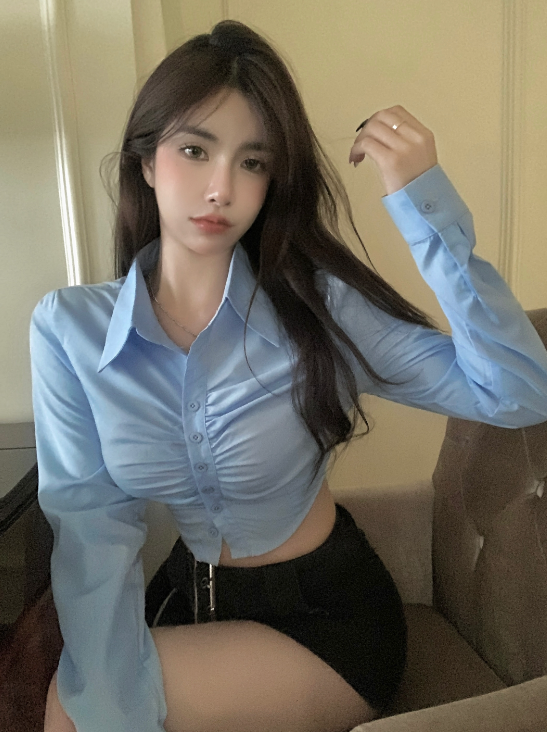 X183 เสื้อสั้นผู้หญิงมาใหม่