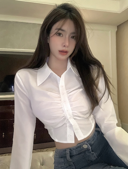 X183 เสื้อสั้นผู้หญิงมาใหม่