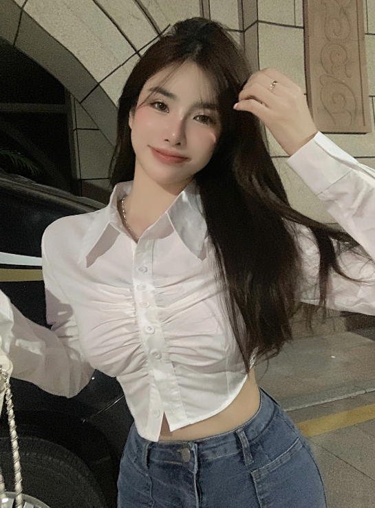 X183 เสื้อสั้นผู้หญิงมาใหม่