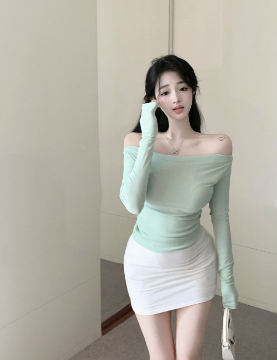 X251 New Long-sleeved Knitted Top