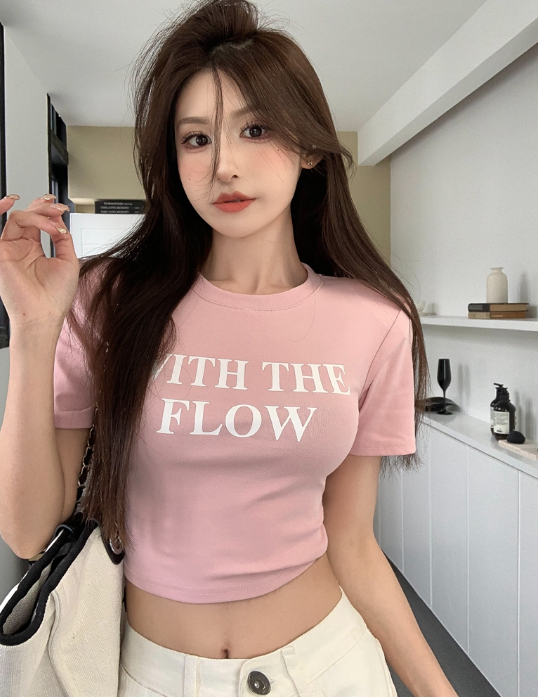 X254 เสื้อยืดฤดูใบไม้ผลิและฤดูร้อนใหม่